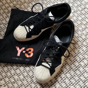 Y-3 Yohji Yamamoto Shell Toe Superstar Low Top Sneakers
